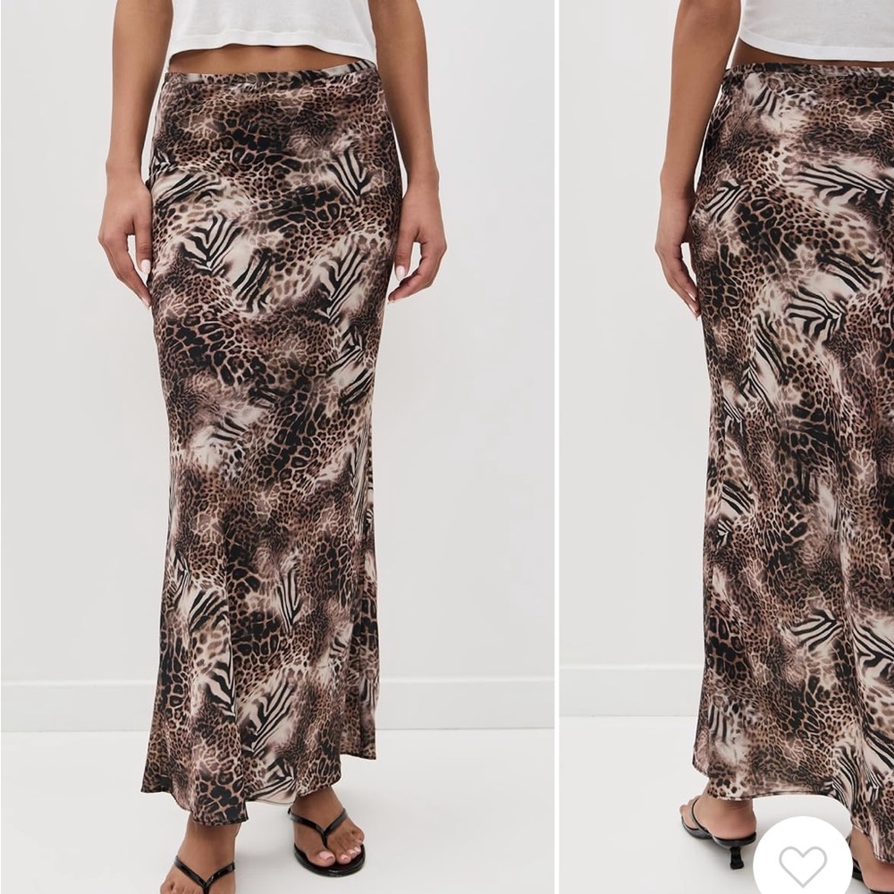 Lioness animal print skirt